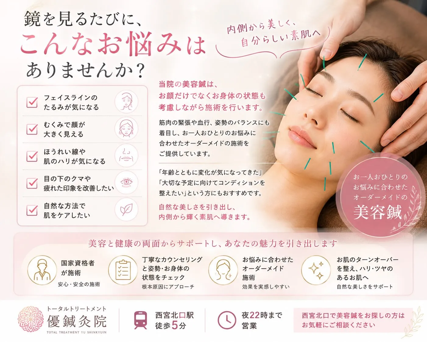 【鏡を見るたびに、こんなお悩みはありませんか?】